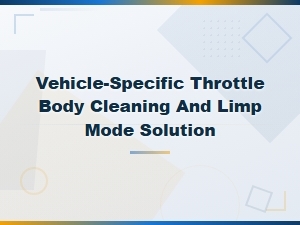 Vehicle-Specific Throttle Body Cleaning: Fix Limp Mode Fast